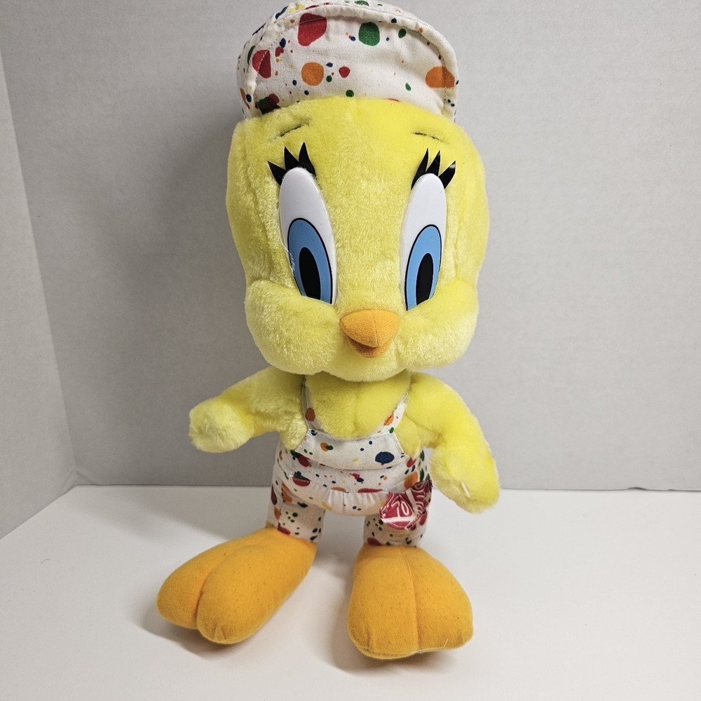 Looney Tunes Tweety Bird Painter Paint  Plush‎  Vintage 1998